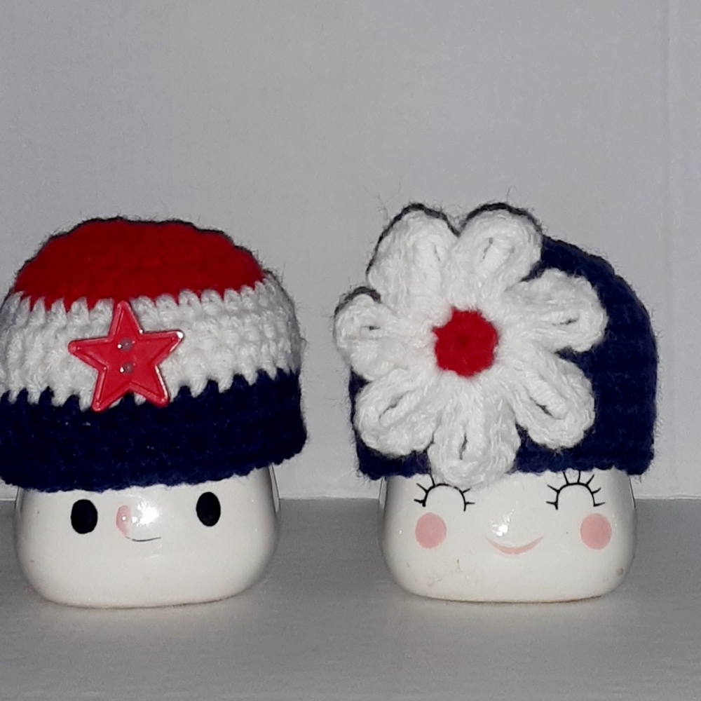 New Americana theme marshmallow mug hats (hats only)